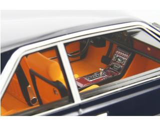 Fiat 130 Coupé 1971 Blu Scuro Laudoracing 1:18 Resinemodell (Türen, Motorhaube... nicht zu öffnen!)